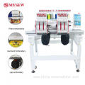 2-head flat embroidery machine and multi-head